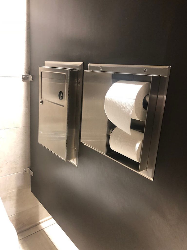ASI washroom toilet accessories installed baltimore office